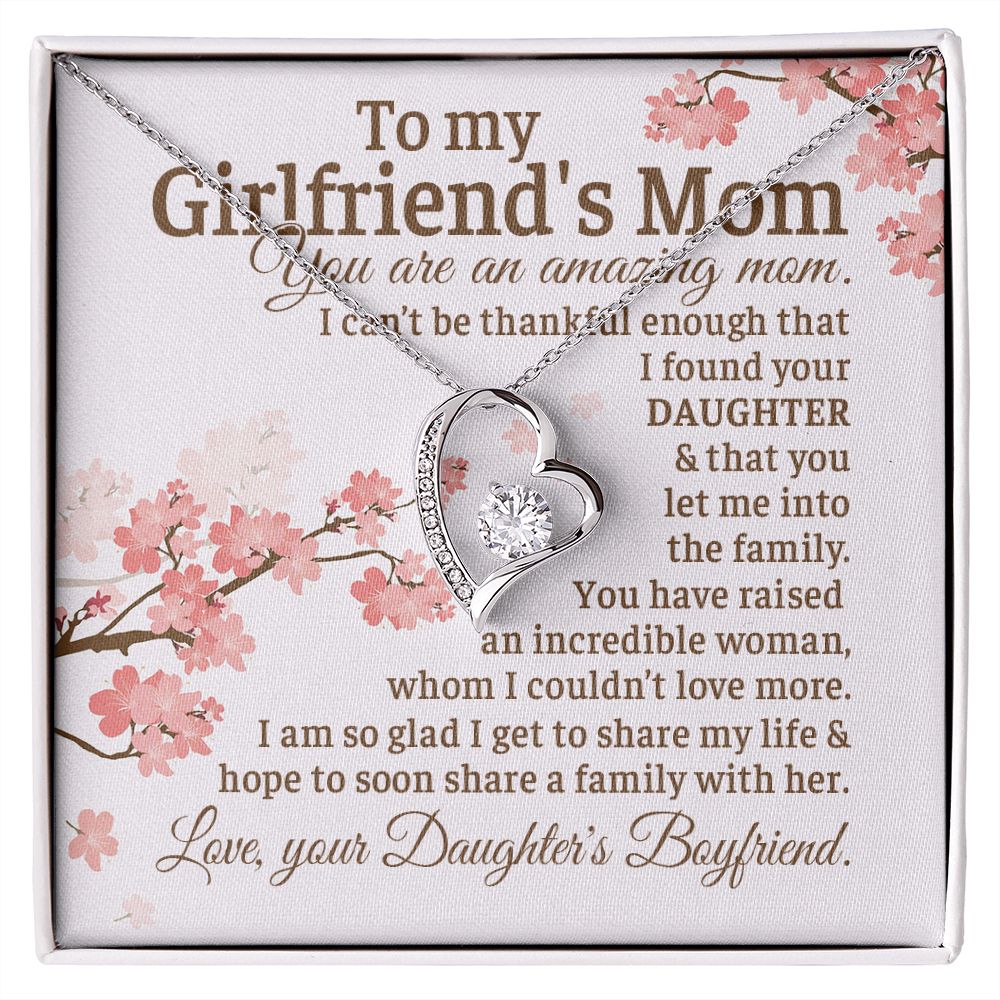 I Can't Be Thankful Enough That I Found Your Daughter - Mom Necklace, Gift For Girlfriend's Mom, Mother's Day Gift For Future Mother-in-law