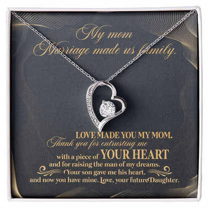 Love Made You My Mom - Mom Necklace, Gift For New Mom, Mother's Day Gift For New Mom