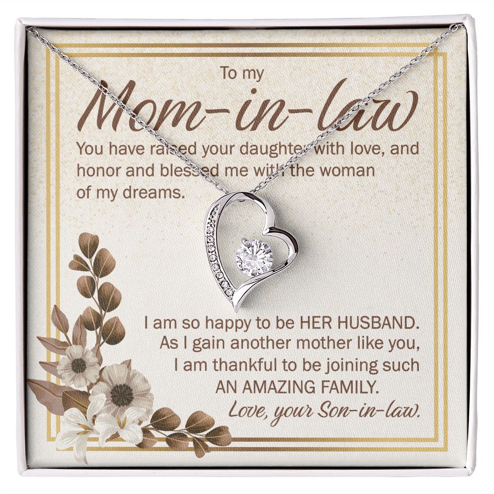 You Have Raised Your Daughter With Love And Honor Mom Necklace