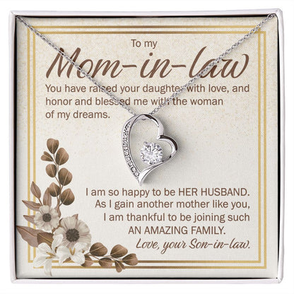 You Have Raised Your Daughter With Love, And Honor - Mom Necklace, Valentine's Day Gift For Mom-in-law, Mother-in-law Gifts