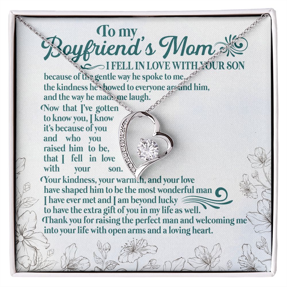 Thank You For Raising The Perfect Man - Mom Necklace, Gift For Boyfriend's Mom, Mother's Day Gift For Future Mother-in-law