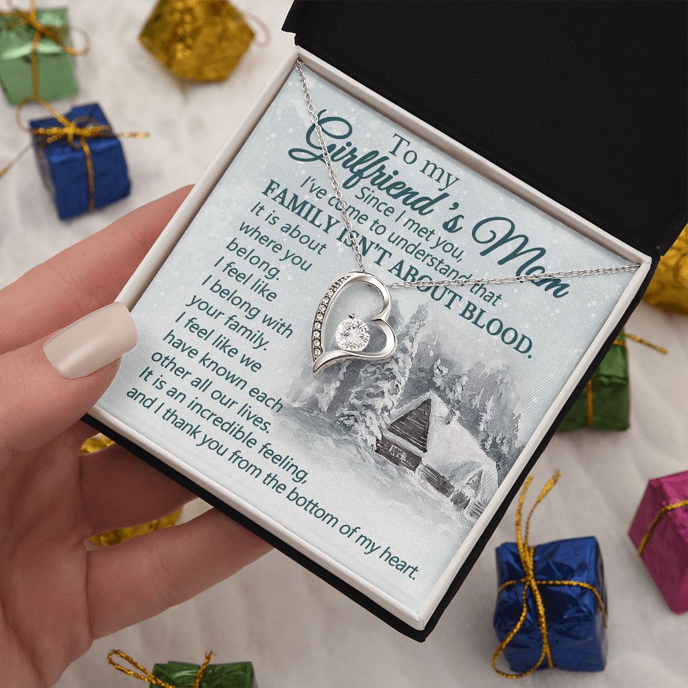 Since I Met You, I've Come To Understand That Family Isn't About Blood - Mom Necklace, Gift For Girlfriend's Mom, Mother's Day Gift For Future Mother-in-law