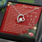 I Fell In Love With Your Son Because Of The Way He Made Me Laugh - Mom Necklace, Gift For Boyfriend's Mom, Mother's Day Gift For Future Mother-in-law