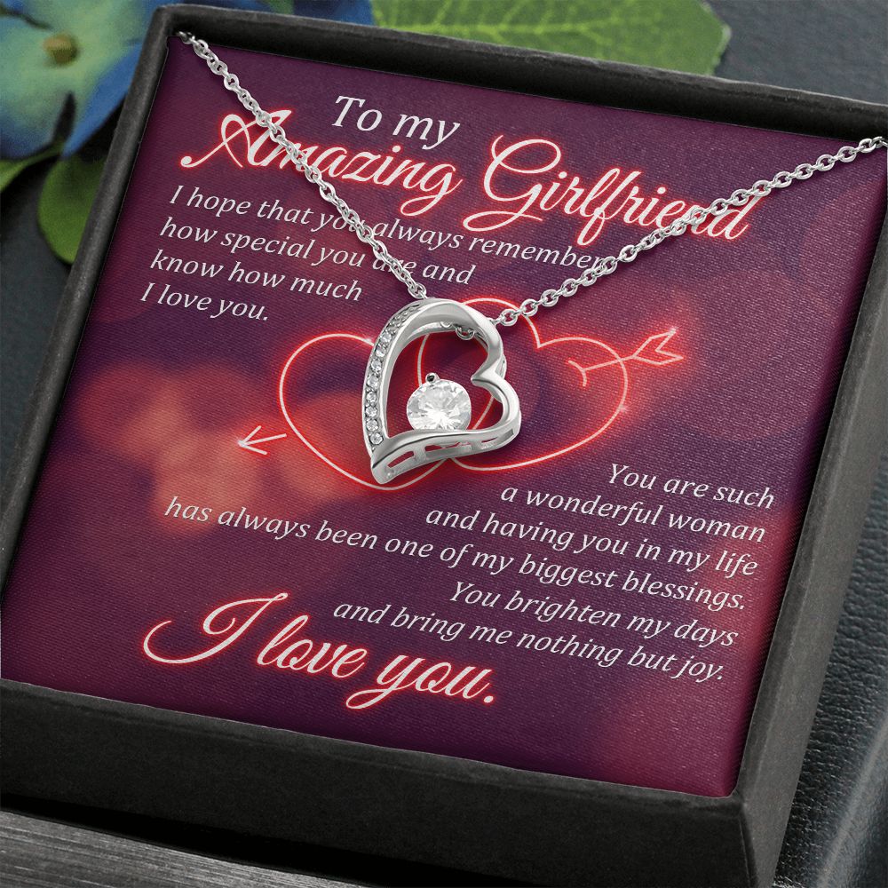 You Brighten My Days And Bring Me Nothing But Joy - Women's Necklace, Gift For Her, Anniversary Gift, Valentine's Day Gift For Girlfriend