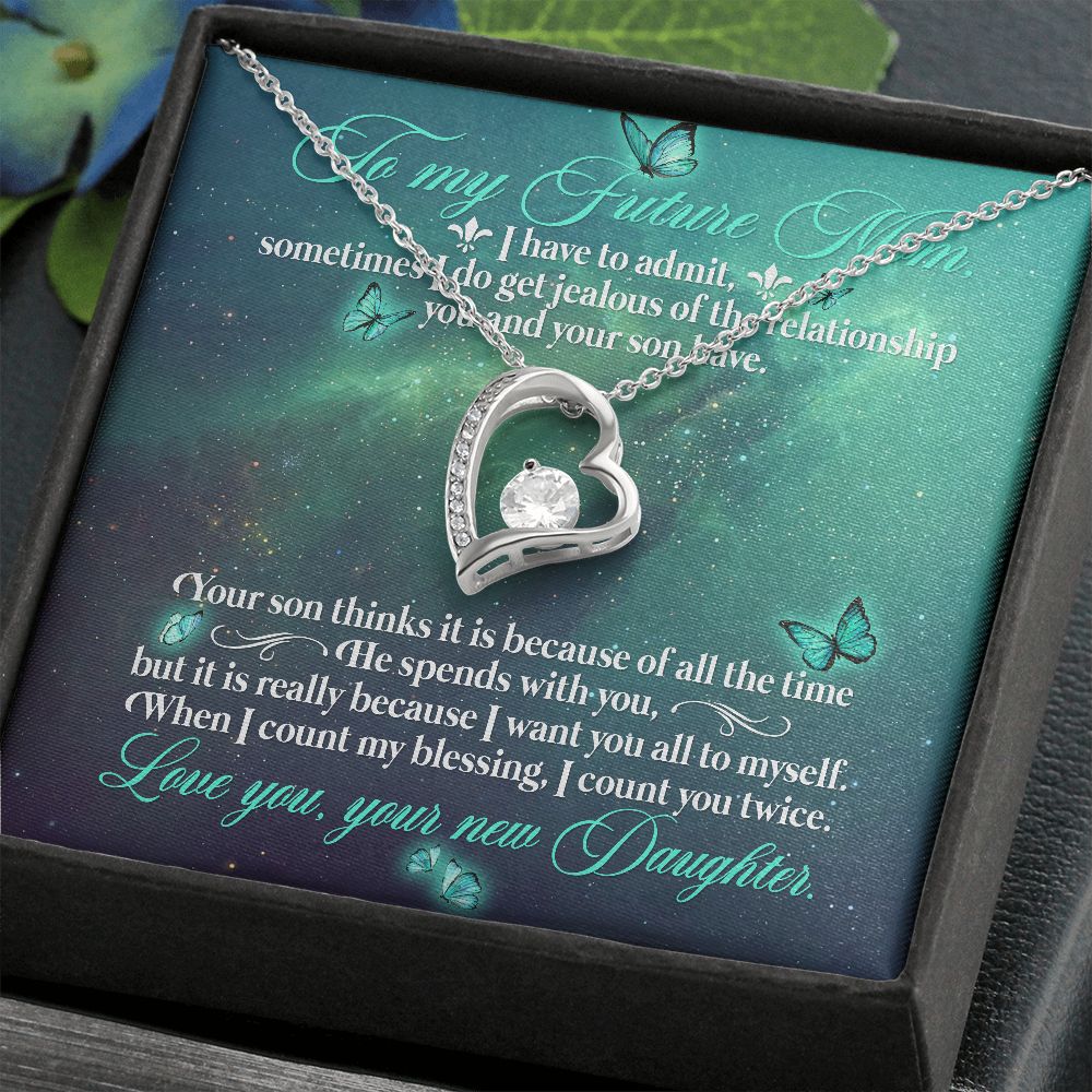When I Count My Blessing, I Count You Twice - Mom Necklace, Gift For Future Mom, Mother's Day Gift For Future Mom