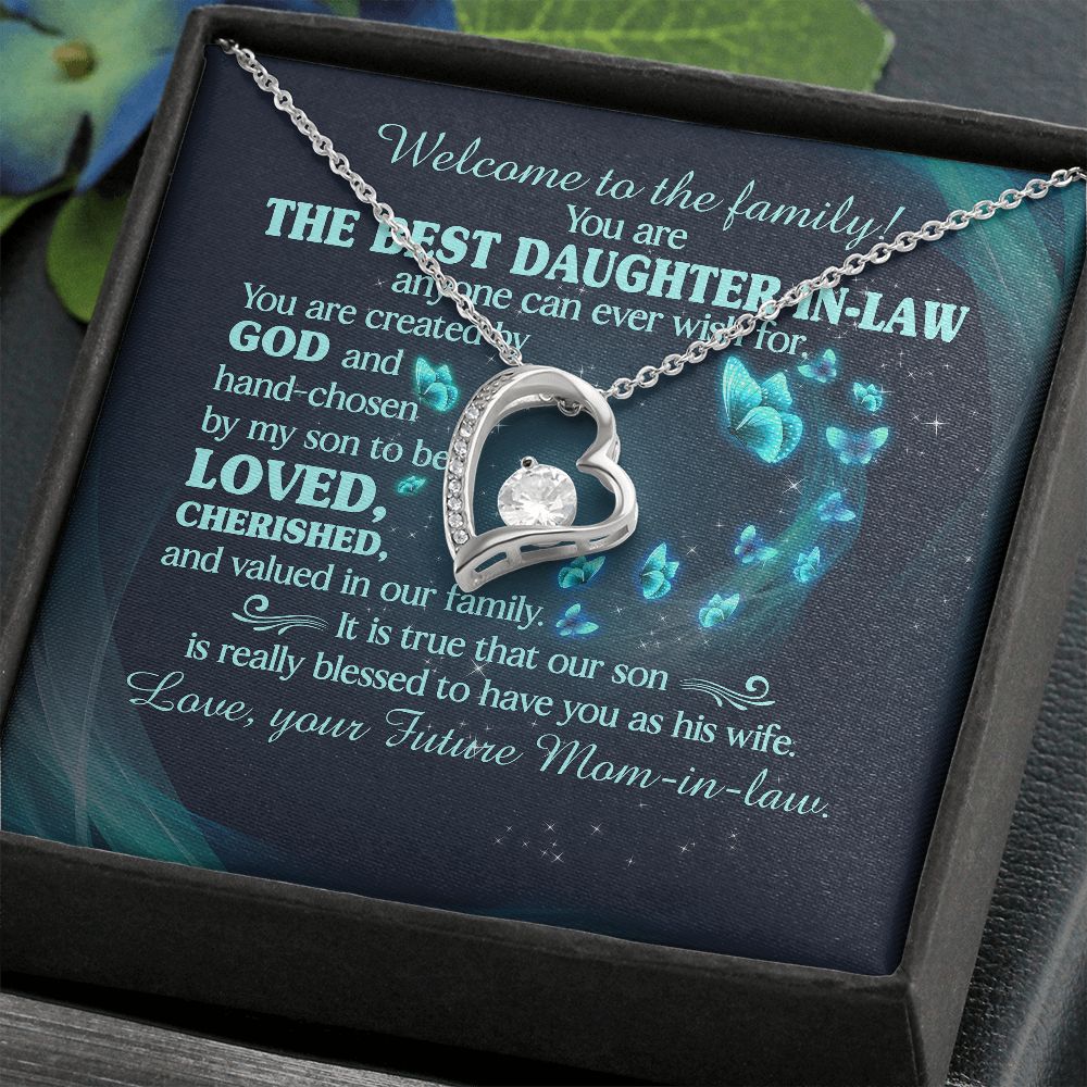 You Are The Best Daughter-In-Law Anyone Can Ever Wish For - Women's Necklace, Gift For Son's Girlfriend, Gift For Future Daughter-in-law