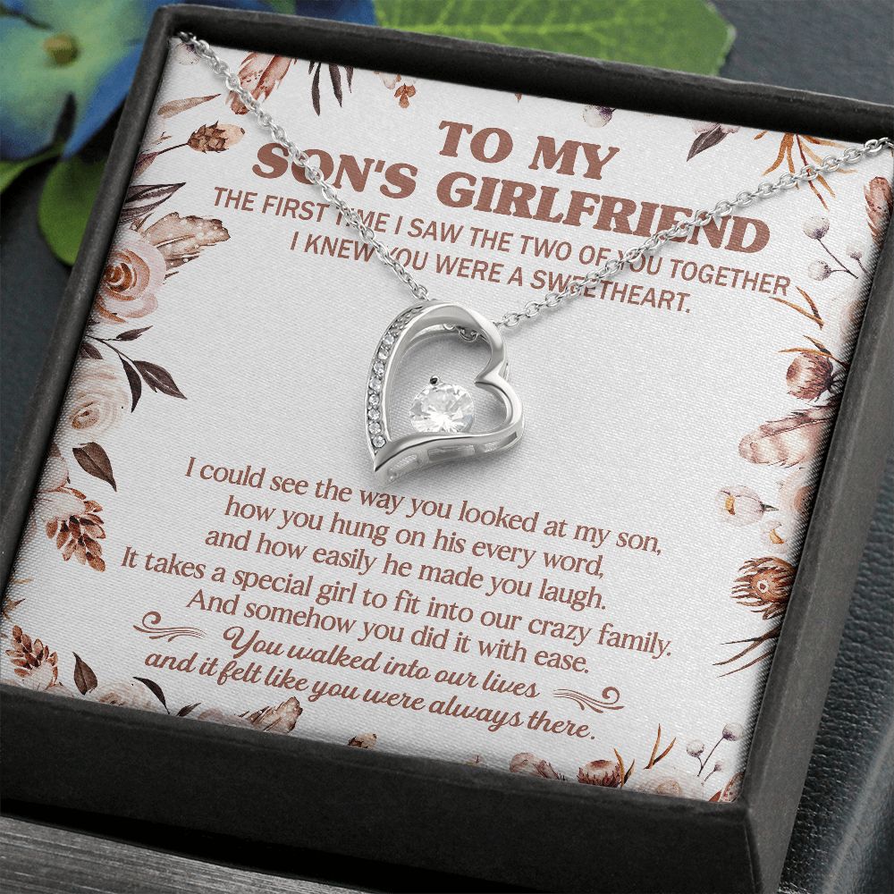I Could See The Way You Looked At My Son - Women's Necklace, Gift For Son's Girlfriend, Gift For Future Daughter-in-law