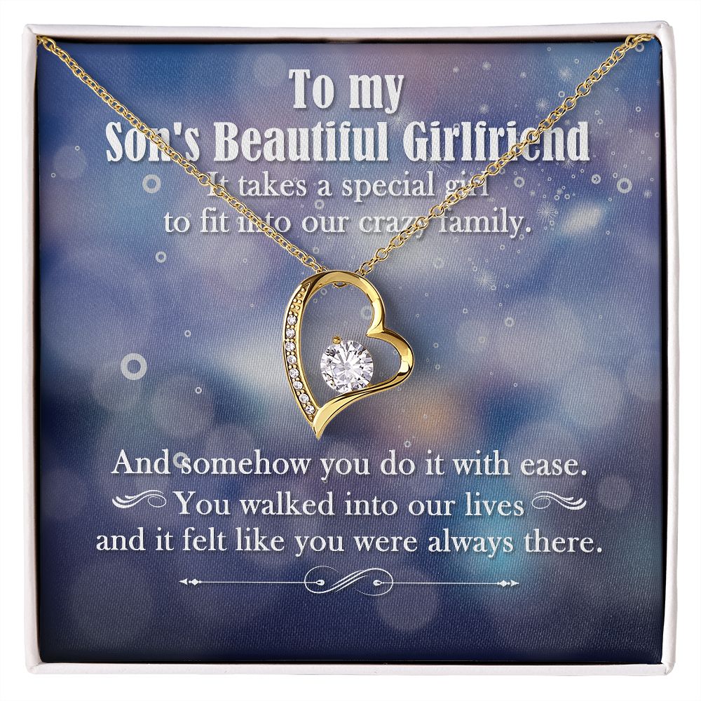 It Takes A Special Girl To Fit Into Our Crazy Family - Women's Necklace, Gift For Son's Girlfriend, Gift For Future Daughter-in-law