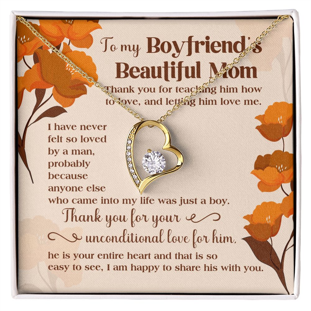 I Have Never Felt So Loved By A Man - Mom Necklace, Gift For Boyfriend's Mom, Mother's Day Gift For Future Mother-in-law