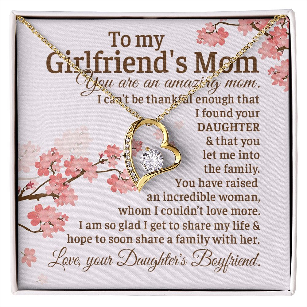 I Can't Be Thankful Enough That I Found Your Daughter - Mom Necklace, Gift For Girlfriend's Mom, Mother's Day Gift For Future Mother-in-law