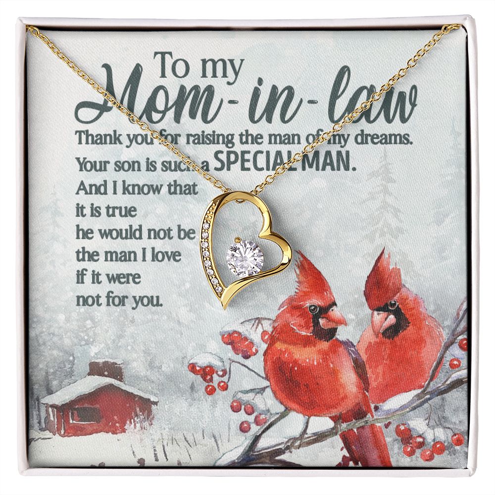 He Would Not Be The Man I Love If It Were Not For You - Mom Necklace, Gift For Mom-in-law, Mother's Day Gift For Mother-in-law