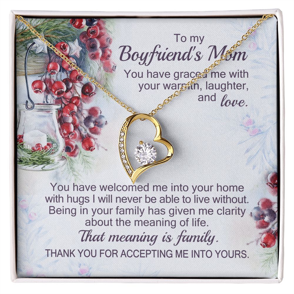 You Have Graced Me With Your Warmth, Laughter, And Love - Mom Necklace, Gift For Boyfriend's Mom, Mother's Day Gift For Future Mother-in-law