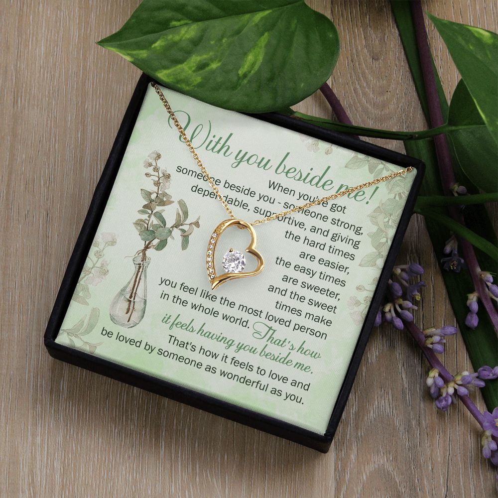 That's How It Feels To Love And Be Loved By Someone As Wonderful As You - Women's Necklace, Gift For Her, Anniversary Gift, Valentine's Day Gift For Wife