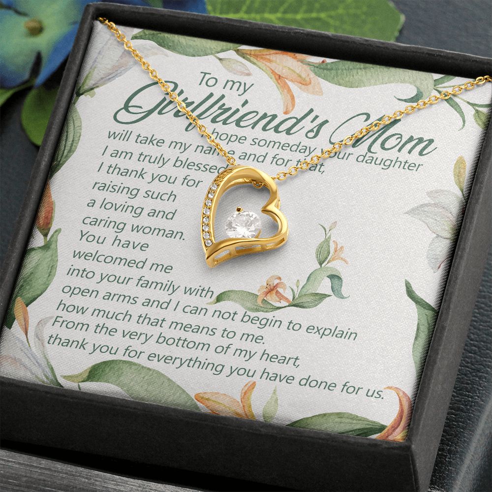 From The Very Bottom Of My Heart, Thank You For Everything You Have Done For Us - Mom Necklace, Gift For Girlfriend's Mom, Mother's Day Gift For Future Mother-in-law